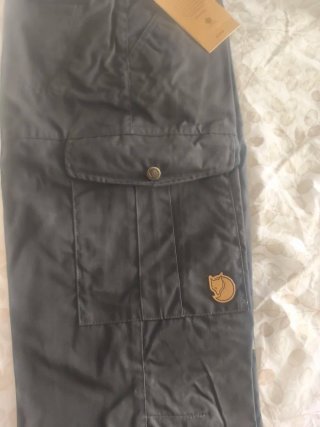 Pantalón Montaña Fjällräven Mujer Talla 38 Gris
