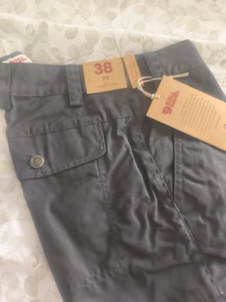 Pantalón Montaña Fjällräven Mujer Talla 38 Gris