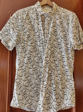 Camisa Stradivarius Estampada Hombre