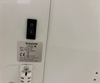Calefactor Taurus Alpatec Villa 2000W y Calefactor