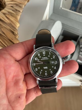 Reloj Timex Weekender Esfera Verde Militar