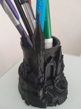 Portapenne Castello Stile Hogwarts Nero