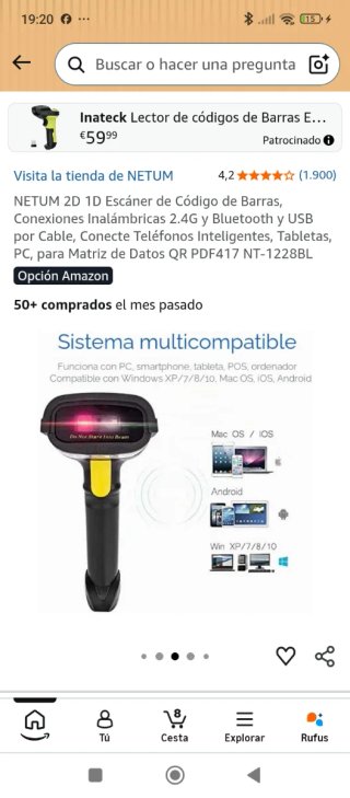 Scanner 2D Netum