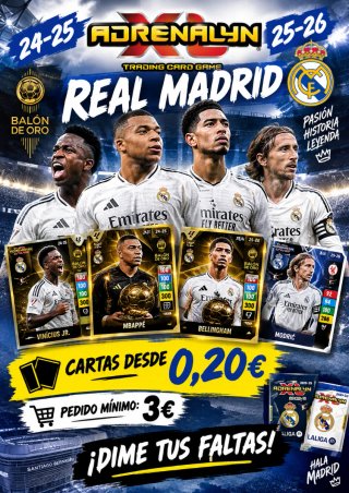 Adrenalyn Real Madrid 24-25 y 25-26