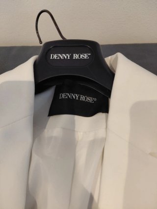 Completo Denny Rose bianco giacca e pantaloni