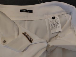 Completo Denny Rose bianco giacca e pantaloni