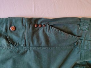 Pantaloni Replay verdi taglia 28