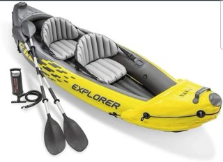 Kayak Explorer K2 + hinchador elect.de coche