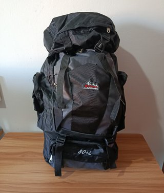 Mochila 80L Impermeable Senderismo Viaje - Nueva