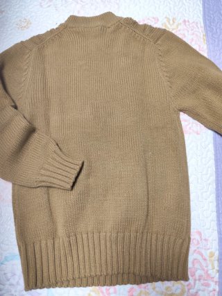 Jersey retro vintage marrón oversize