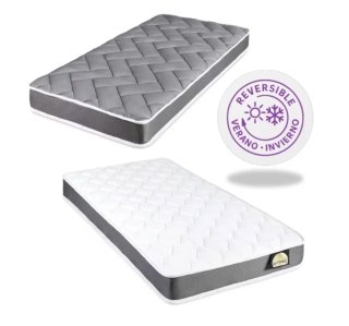 Cuna con Colchon, plegable Mobiclinic gris