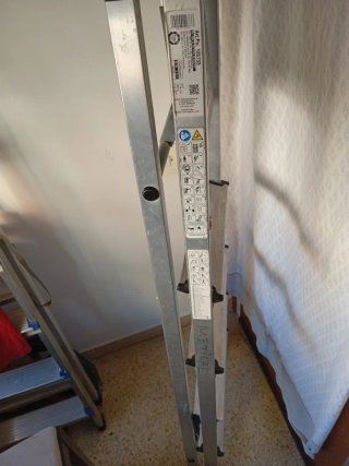 Escalera Tijera Aluminio 5 Peldaños