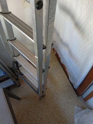Escalera Tijera Aluminio 5 Peldaños