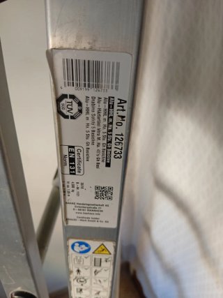 Escalera Tijera Aluminio 5 Peldaños