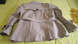 Gabardina de zara color beige
