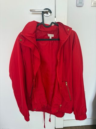 Cortavientos Rojo Mujer