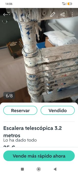 Escalera telescópica 3.2 metros