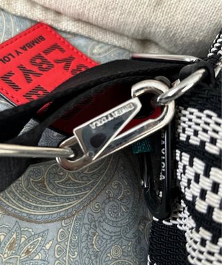Bolso Bimba y Lola Rayas Blanco y Negro