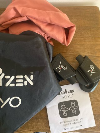 Capazo Yoyo Babyzen Rosa/Champagne + Funda