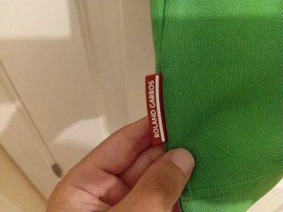 Polo Lacoste Roland Garros Talla L Verde