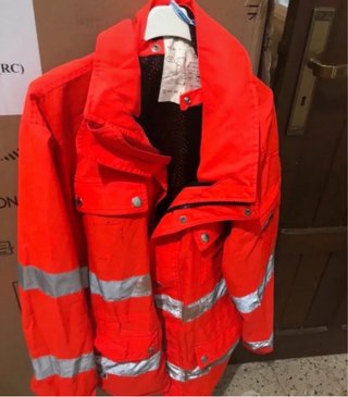 CompletoGiacca da lavoro arancione piu due oanpant