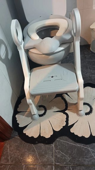 Asiento reductor WC bebé con escalón