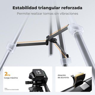 Trípode 147cm plegable K&F NUEVO