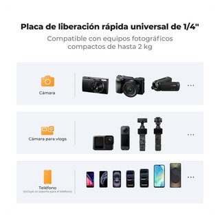Trípode 147cm plegable K&F NUEVO