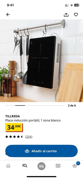 Placa inducción TILLREDA IKEA