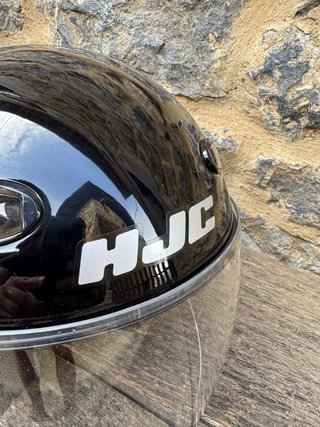 Casco Moto Jet HJC CL-33N Negro TallaM, homologado