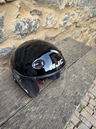 Casco Moto Jet HJC CL-33N Negro TallaM, homologado