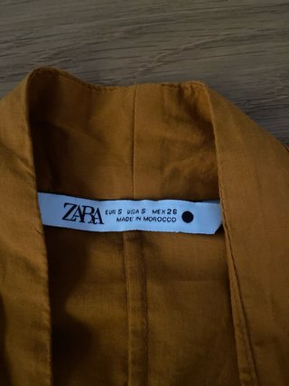 Vestido midi Zara camel T-S