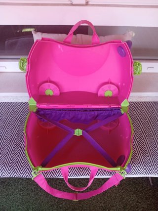 Maleta infantil Trunki rosa y morada