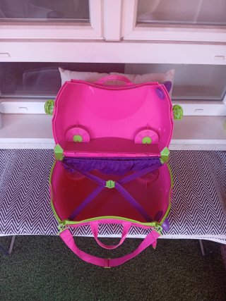 Maleta infantil Trunki rosa y morada