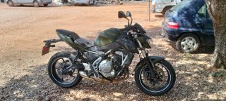 Kawasaki Z650 Naked Verde/Negra