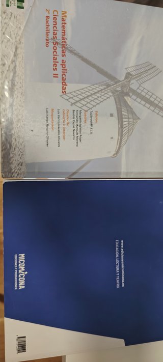 Libros de texto de 2° de Bachiller