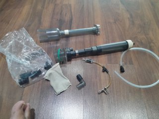 Aspirador de acuario con accesorios