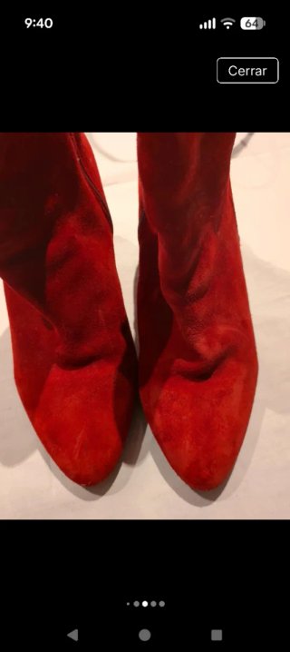 Botines rojos Heymo