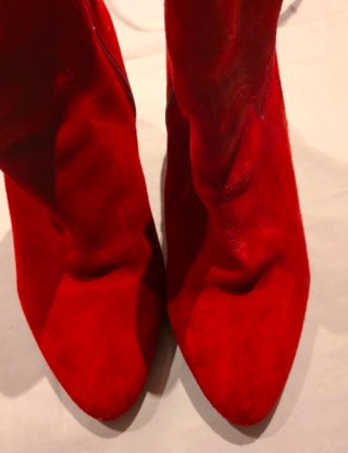 Botines rojos Heymo