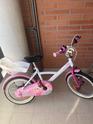 Bicicleta infantil Decathlon rosa