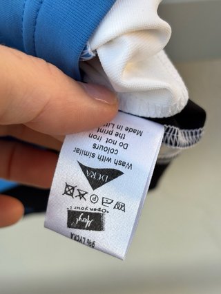 Top tecnico Röhnisch donna zip blu bianco nero 42
