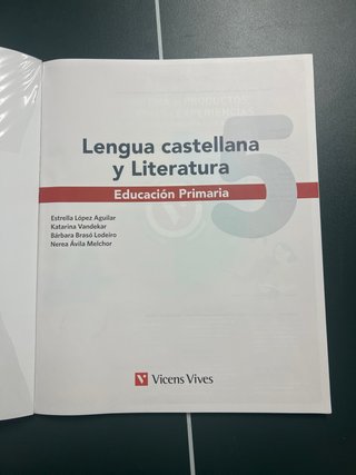 Lengua castellana y literatura, 5 Educación Pri...