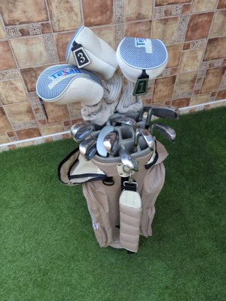 Juego 13 palos de golf Texan con bolsa