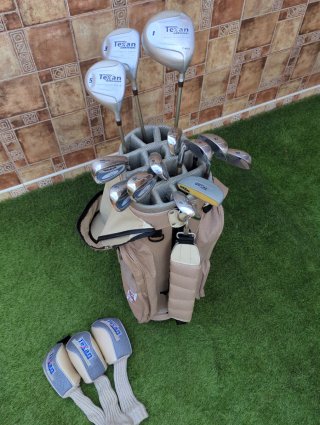 Juego 13 palos de golf Texan con bolsa