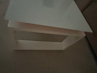 Mesa de centro blanco lacado