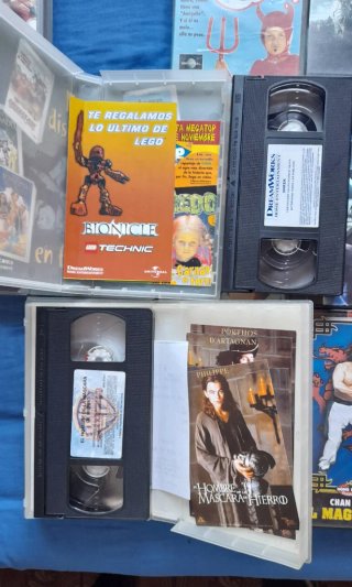 Lote 18 VHS: Ali, X-Men, Shrek y más