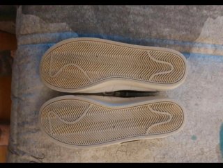 Zapatillas Nike Blancas Logo Negro Talla 39
