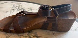 Sandalias Panama Jack Cuña Marrones