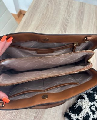 Mala Michael Kors Castanha Dourada
