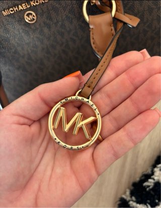 Mala Michael Kors Castanha Dourada